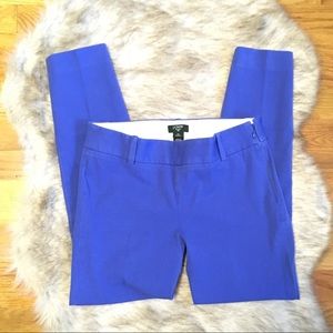 J. Crew Royal Blue City Fit Pant Size 00